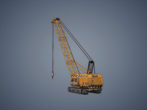 Crawler Crane Modello 3D