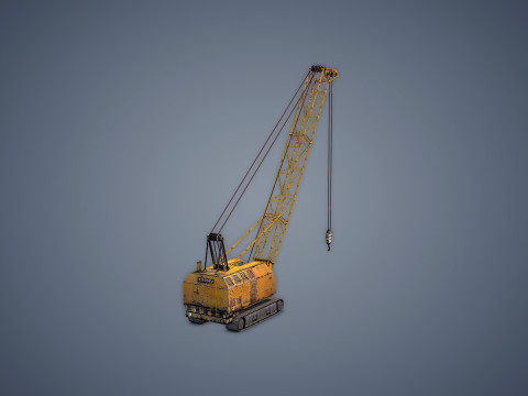 Crawler Crane Modello 3D