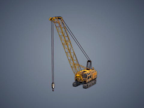 Crawler Crane Modello 3D