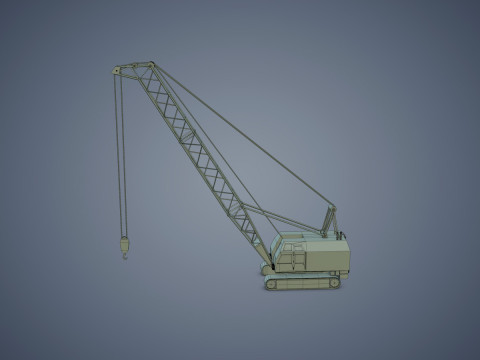 Crawler Crane Modello 3D