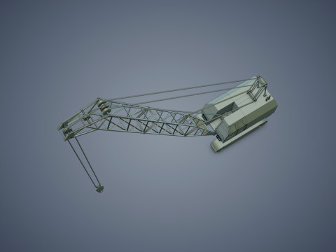 Crawler Crane Modello 3D