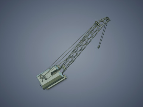 Crawler Crane Modello 3D