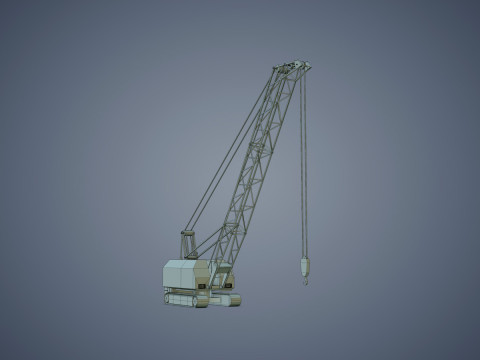 Crawler Crane Modello 3D