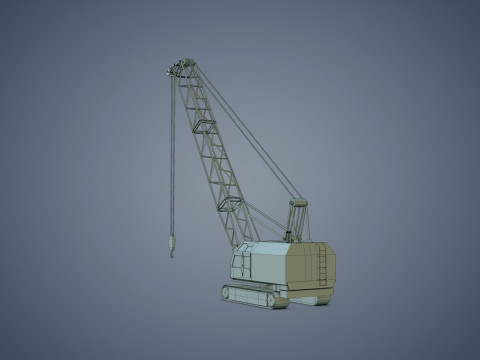 Crawler Crane Modello 3D