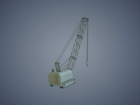 Crawler Crane Modello 3D
