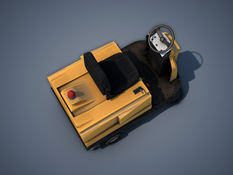 Electric Sweeping Car 3D Model