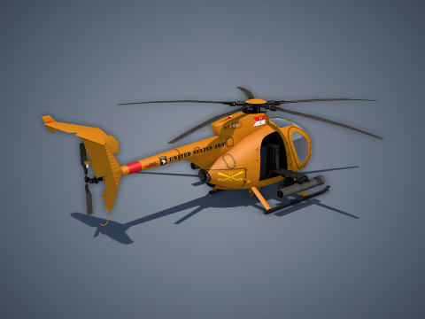 Hughes AH-6 Little Bird Model 3D