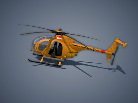 Hughes AH-6 Little Bird Model 3D