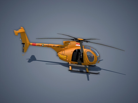 Hughes AH-6 Little Bird Model 3D