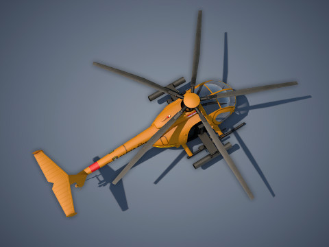 Hughes AH-6 Little Bird Model 3D