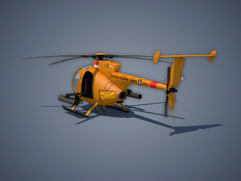 Hughes AH-6 Little Bird Model 3D