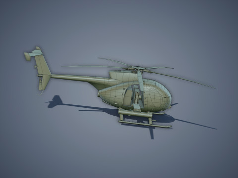 Hughes AH-6 Little Bird Model 3D