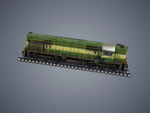 Locomotora Modelo 3D