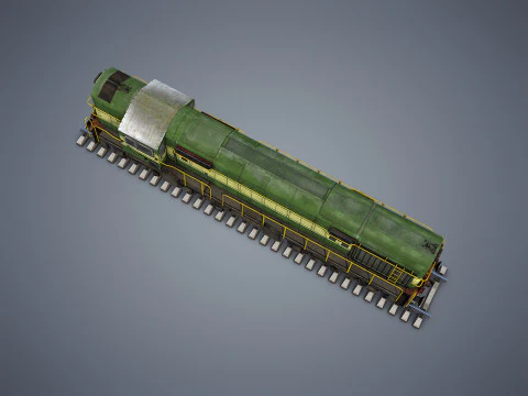 Locomotora Modelo 3D