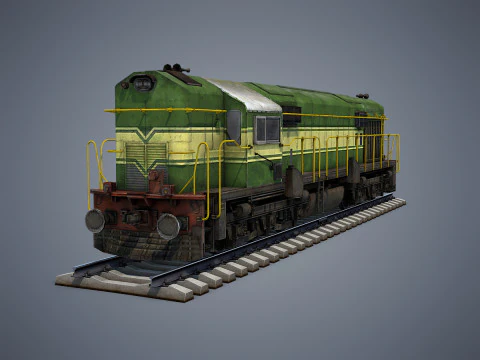 Locomotora Modelo 3D