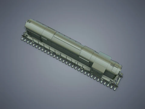 Locomotora Modelo 3D