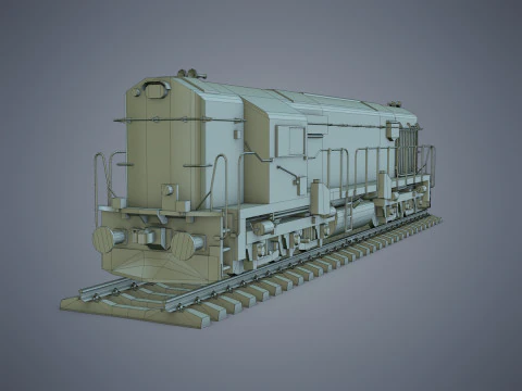 Locomotora Modelo 3D