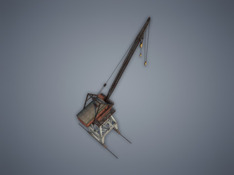 Port Crane Modelo 3D