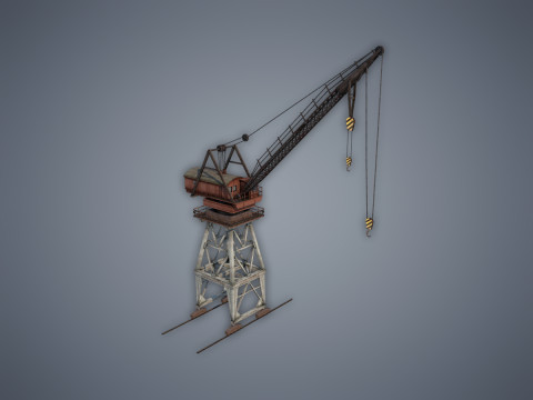 Port Crane Modelo 3D