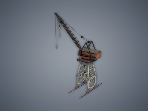Port Crane Modelo 3D
