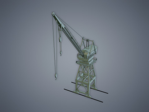 Port Crane Modelo 3D