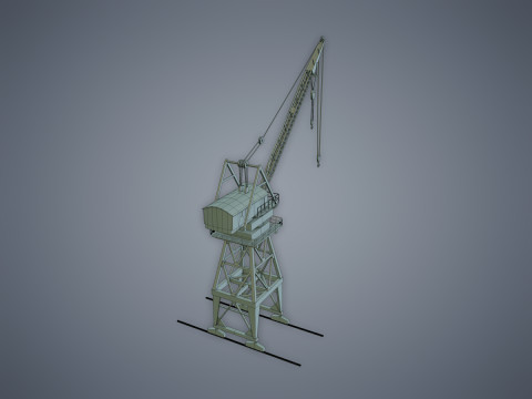 Port Crane Modelo 3D