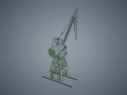 Port Crane 3D Model