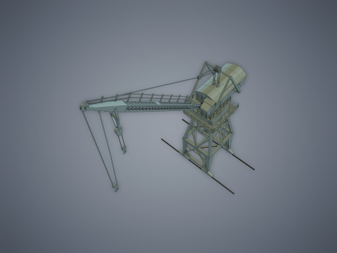 Port Crane Modelo 3D