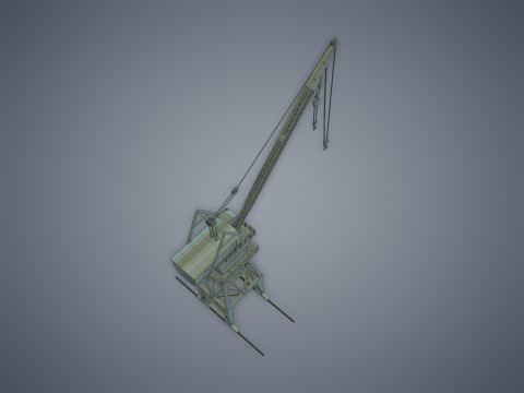 Port Crane Modelo 3D