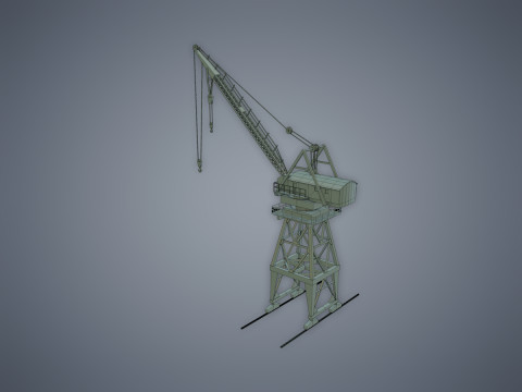 Port Crane Modelo 3D