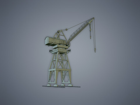 Port Crane Modelo 3D