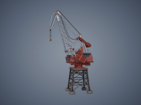 Port Crane 3Dモデル