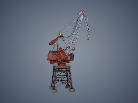 Port Crane 3Dモデル