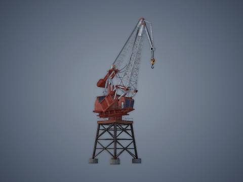 Port Crane 3Dモデル