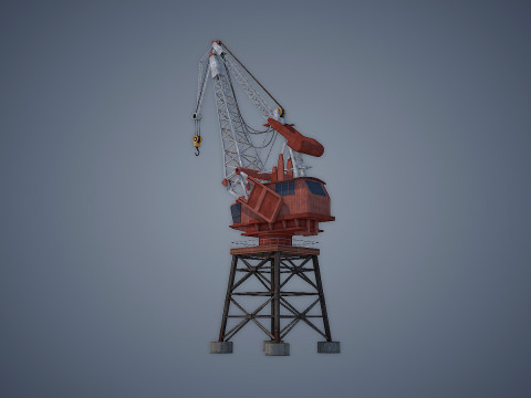 Port Crane 3Dモデル