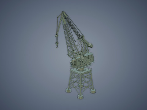 Port Crane 3Dモデル