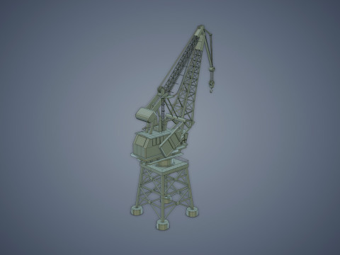 Port Crane 3Dモデル