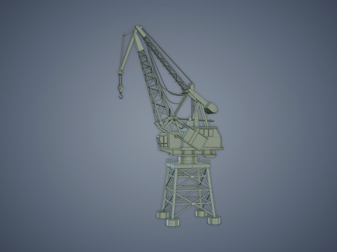 Port Crane 3Dモデル