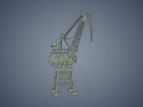 Port Crane 3Dモデル