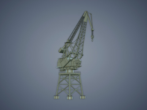 Port Crane 3Dモデル