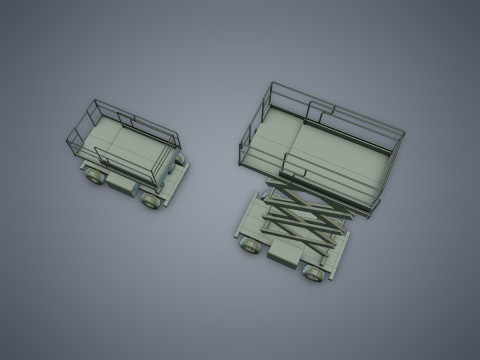 Scissor Lift 3D 모델