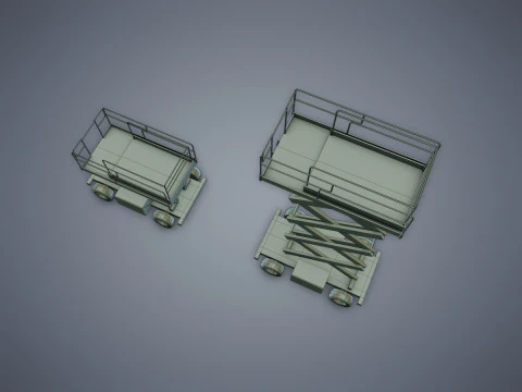 Scissor Lift 3D Model