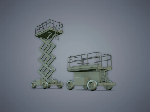 Scissor Lift 3D Model