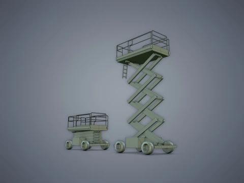 Scissor Lift 3D Model