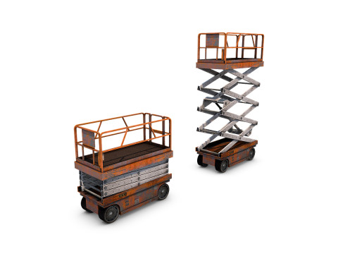 Scissor lift 3D मॉडल