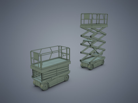 Scissor lift Modèle 3D