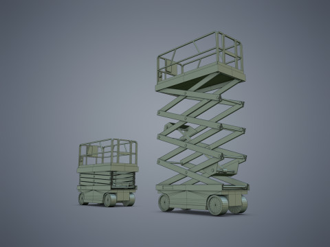 Scissor lift Modèle 3D
