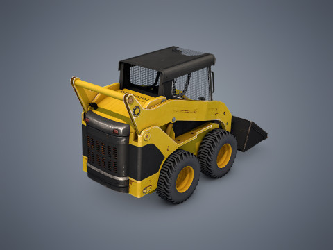 Skid-Steer Loader 3Dモデル