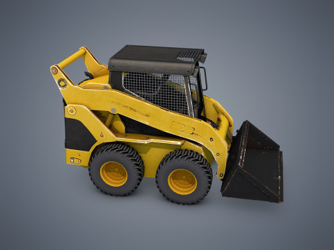 Skid-Steer Loader 3Dモデル