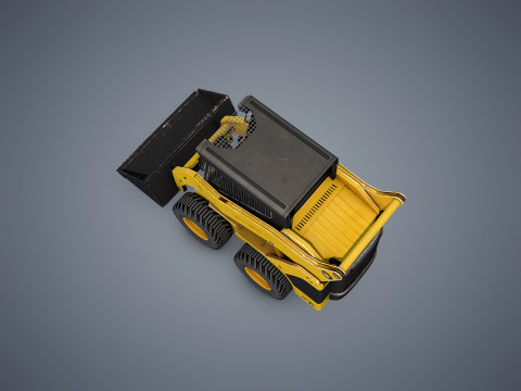 Skid-Steer Loader 3Dモデル
